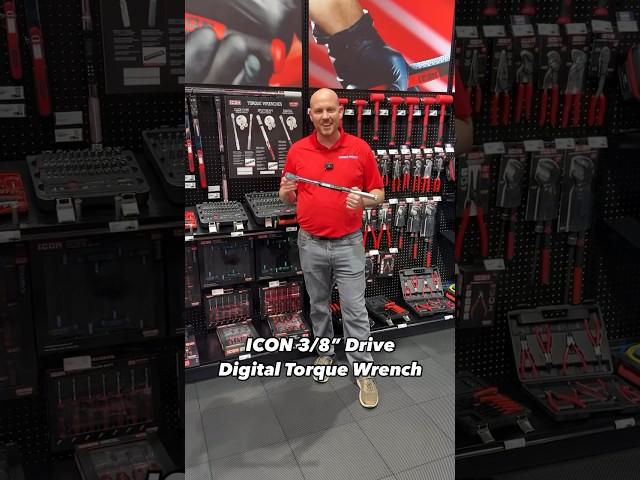 We showcased the NEW ICON 3/8” Digital Torque Wrench this past week at SEMA. Coming to stores soon.