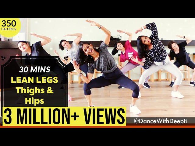 DWD#86 | 30mins Thighs & Hips - Lower Body Workout | Lose weight 3-5kgs #dancewithdeepti