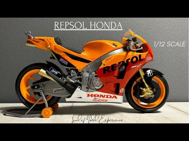 Building the Tamiya 1/12 Repsol Honda RC213V MotoGP/Marc Marquez Model | Step-by-Step Guide