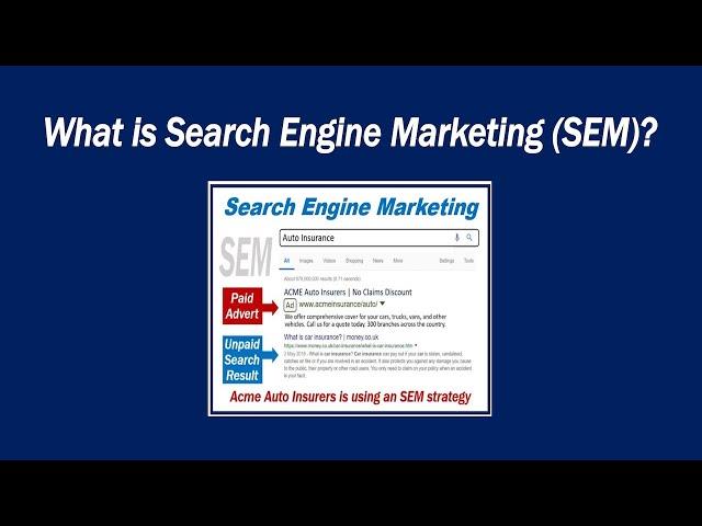 What is Search Engine Marketing (SEM)?