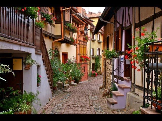 Прогулка по Эгисхайму  (Eguisheim) Франция