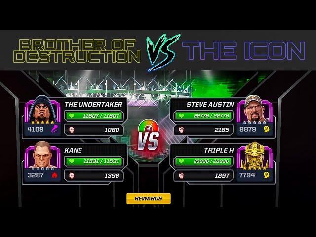 WWE MAYHEM Tag Team Match // Brother of Destruction Vs The Icon //