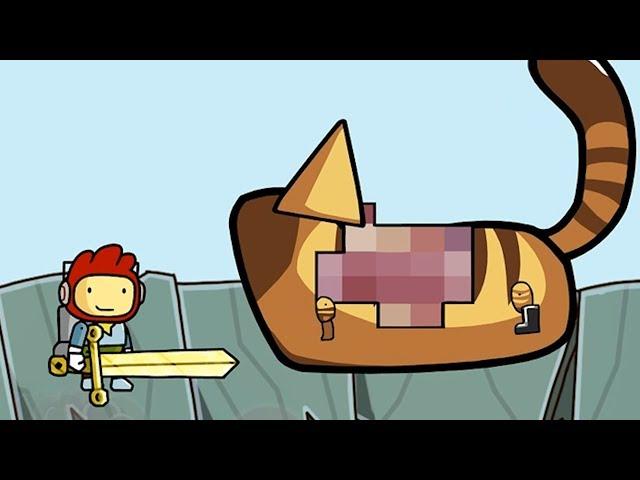 Ruining Scribblenauts by Using Bad Solutions To Problems