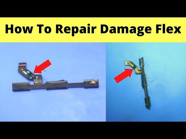 How To Repair Damage Flex / Fix Broken Flex Cable / On Off Patta Repair