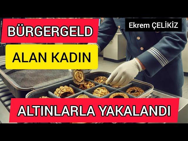 Sosyal Yardım Alan Kadın Havalimanında Altınlarla Yakalandı