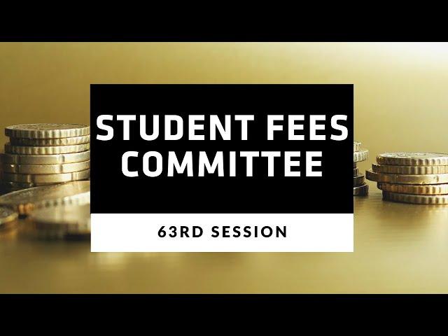 SGA Student Fee Hearings