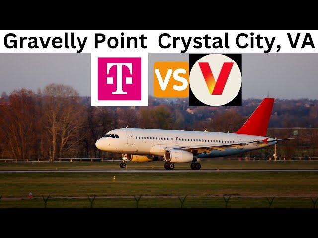 T-Mobile vs. Verizon || Gravelly Point, VA || Cellular Network analysis & Performance Testing