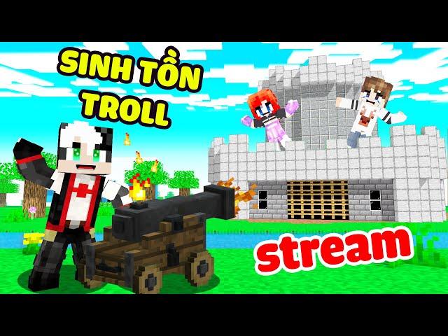 MỀU STREAM BỐC PHỐT TẬT XẤU CỦA REDHOOD TRONG MINECRAFT*REDHOOD TROLL HIRO BẰNG TNT KHỔNG LỒ MCPE