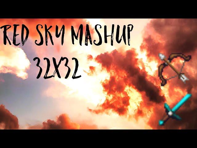 Brebs Red Sky Mashup 32x TEXTURE PACK (Hypixel Bedwars)