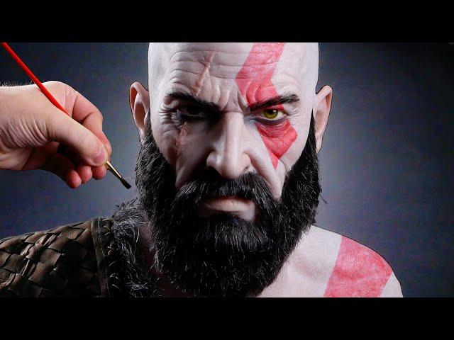 Kratos Sculpture Timelapse - God of War