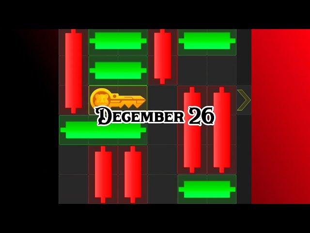 Hamster Kombat Mini Game December 26