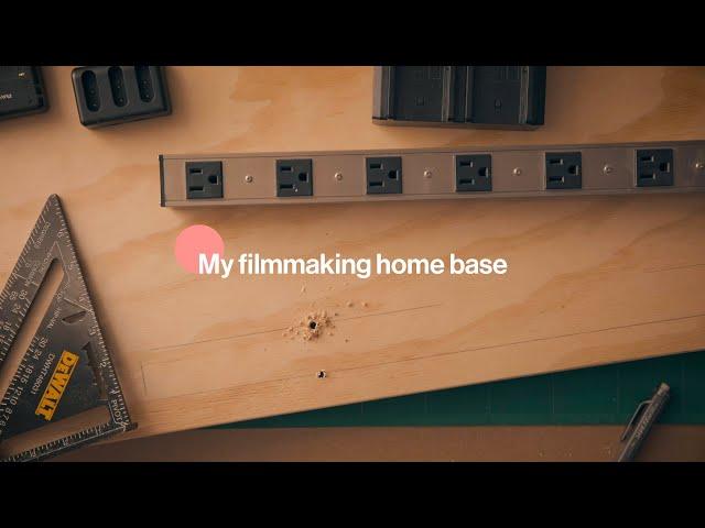 DIY wall-mounted video charging station