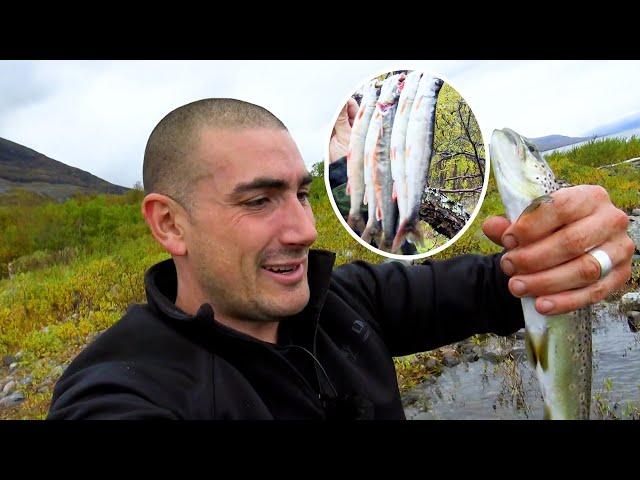 Survival contestants built shelters, A man caught a lot of fish, Who will get $500,000?