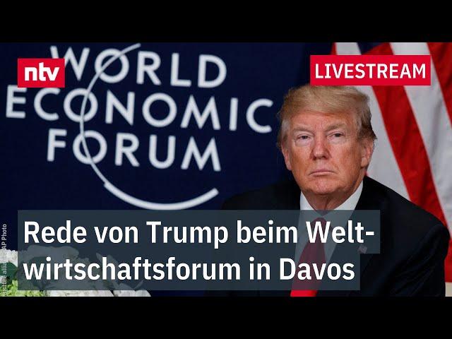 LIVE: Rede von Donald Trump in Davos