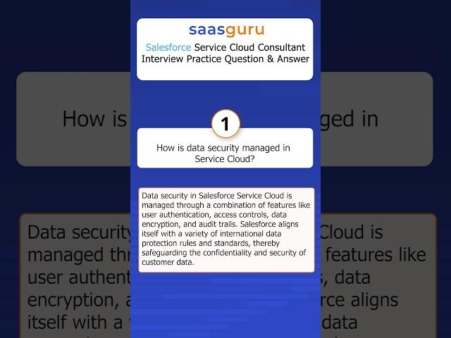 How Is Data Security Managed in Service Cloud? | saasguru