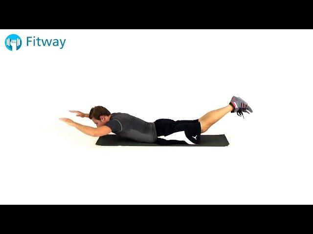 How To Do: Bodyweight Superman | Back Workout Exercise