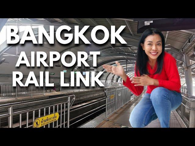 Bangkok Airport Rail Link l Suvarnabhumi Airport #bangkoktravelguide