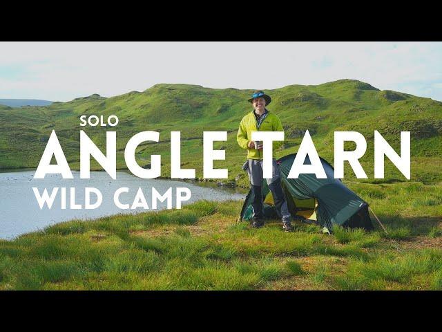 Solo Angle Tarn Wild Camp In The Lake District