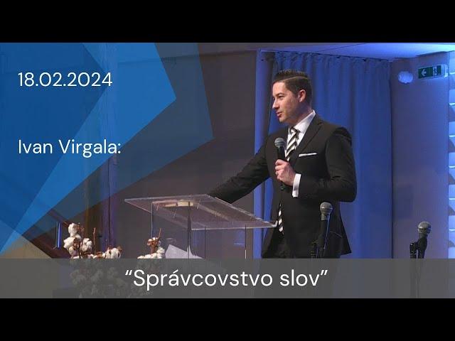 [18.02.2024] Ivan Virgala: Správcovstvo slov