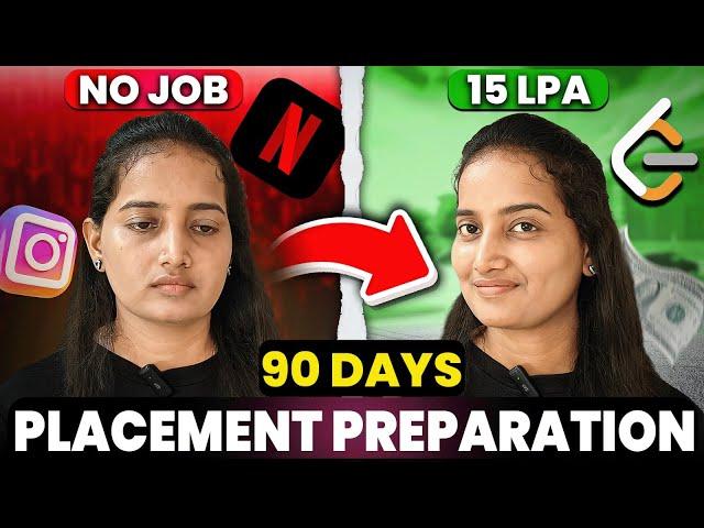 Placement Preparation Plan for 3 months | College Students & Freshers | Coding & DSA | Tamil