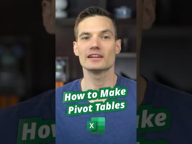 How to Create a Pivot Table in Excel in Seconds!