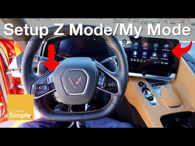 How To: Setup Z-Mode and My Mode on C8 Corvette