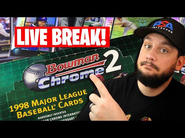 PSA COLLECTOR Box Breaks 1998 BOWMAN CHROME Baseball Box