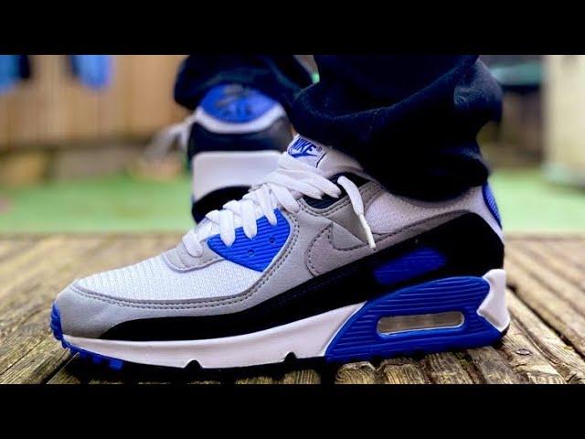 CLASSIC! NIKE AIR MAX 90 HYPER ROYAL on feet review