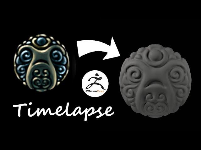 Shape of Unn Charm Sculpt (timelapse)