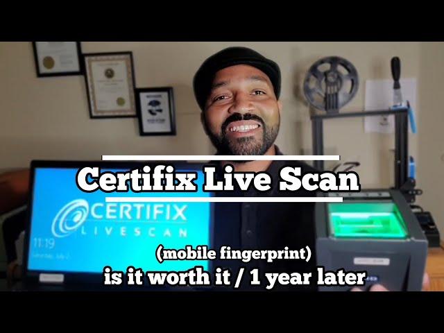 Certifix Live Scan /fingerprint (is it worth it?)