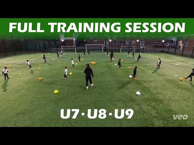 Full Football/Soccer Team Training Session ️ U7 -  U8 -  U9