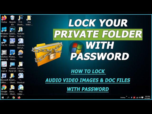 how to lock folder in windows 10 laptop desktop pc #pc #folderlock