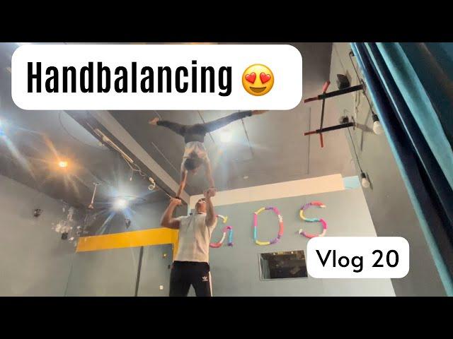 Handstand Day || Doing Acrobatics Practice || Vlog -20 || The Krish Gupta 🫡