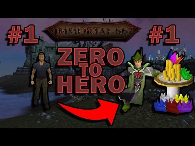 FROM ZERO TO HERO ON MY OWN RSPS! *EPISODE#1* CRAZY RNG!! [Immortal 667 RSPS]