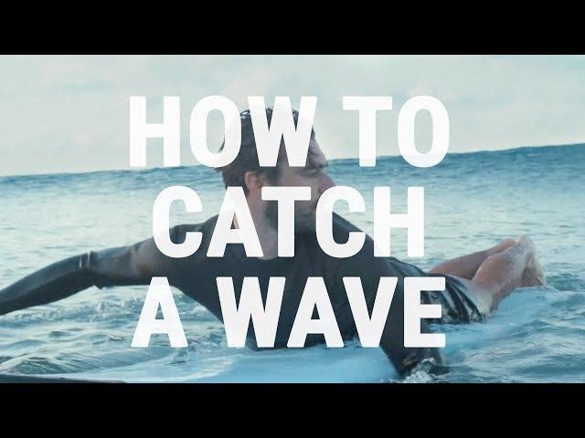 How to Catch an Unbroken Wave | How to Surf - Paddling into Green Waves