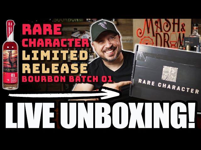 LIVE Unboxing! Rare Character Limited Release 01 Bourbon Review