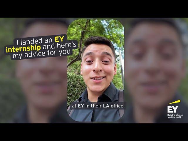 Landing an Internship at EY