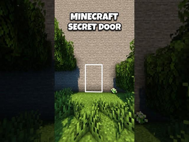 Minecraft Secret Door Tutorial!