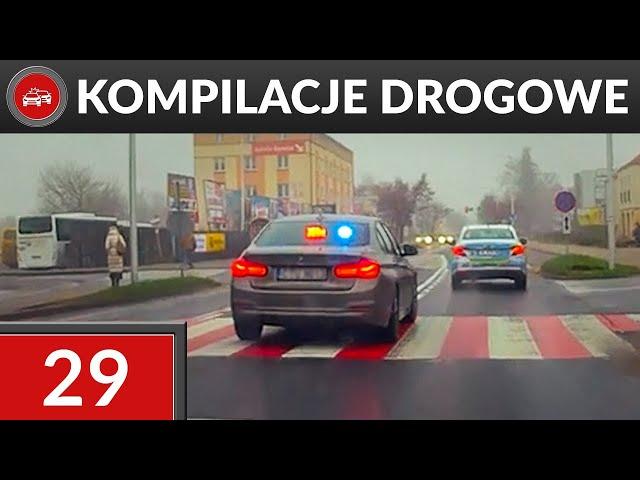 Wykroczenia, kolizje i niebezpieczne sytuacje na drogach - Kompilacje Drogowe #29