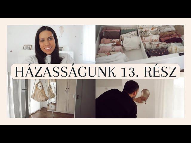 HÁZasságunk 13. rész // Gyerekszoba tour | Inez Dragos