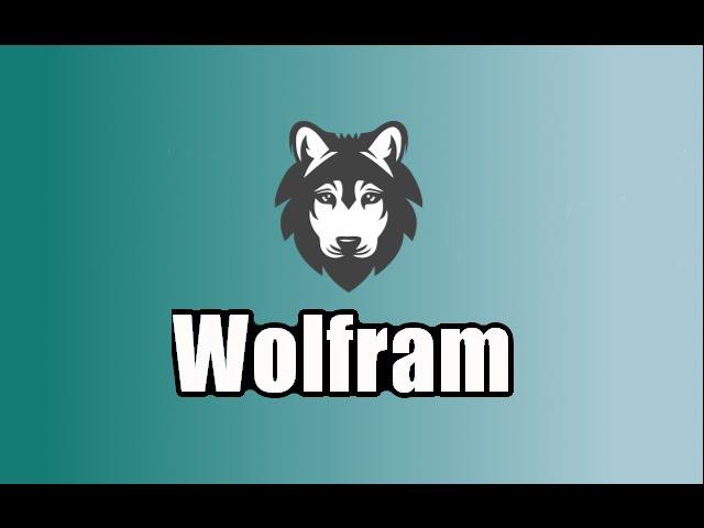 Wolfram Demo