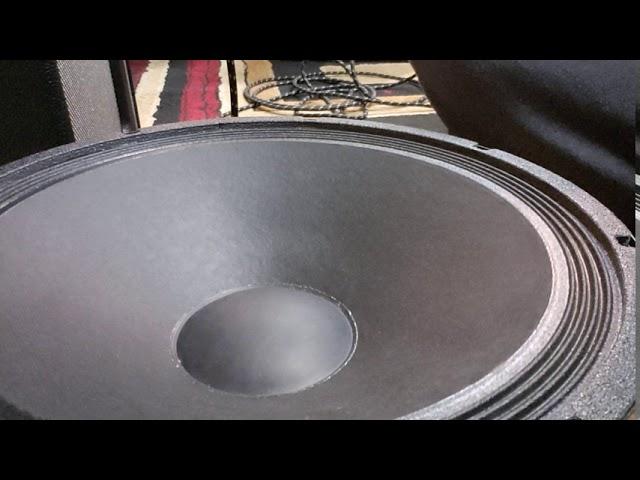 Eminence Deltalite 15" speaker test