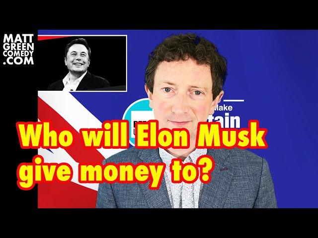 Who will Elon Musk give money to?