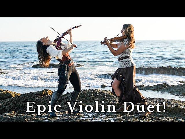 Wellerman x He's a Pirate (Violin Cover Duet) Taylor Davis & Mia Asano