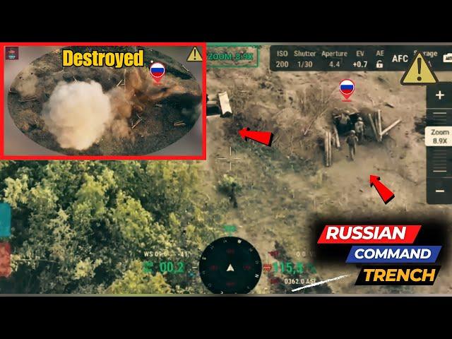 Update From #Kursk | Super! Dawn of Destruction: Russian Trench Targeted by Ukraine Striker Drones