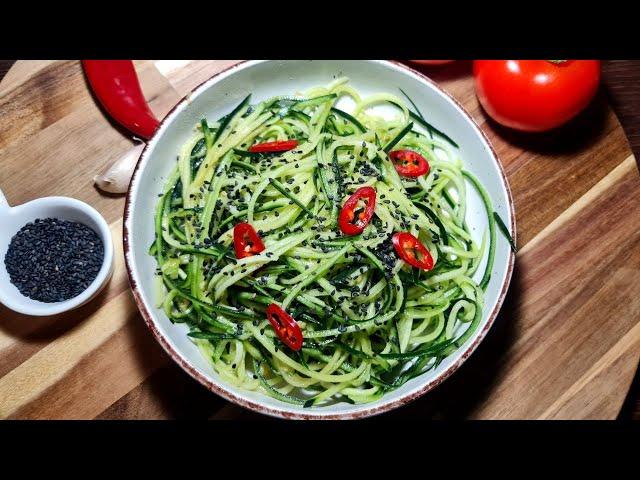 Cool Down with Refreshing Cucumber NOODLE Salad This Summer