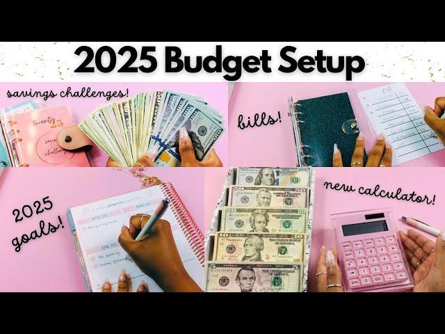 2025 BUDGET SYSTEM SETUP | Cash Stuffing for Beginners | BUDGET SYSTEM EXPLAINED | Cash Stuffing