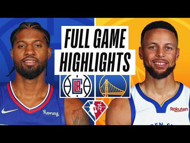 CLIPPERS at WARRIORS | FULL GAME HIGHLIGHTS | October 21, 2021