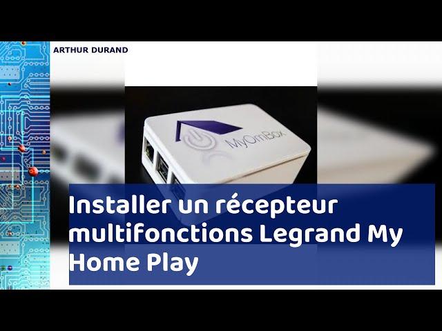 Comment installer un récepteur multifonctions Legrand My Home Play ?