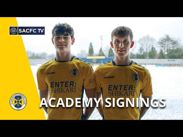 ACADEMY VIEW | Alex And Huw Sign First Team Contracts